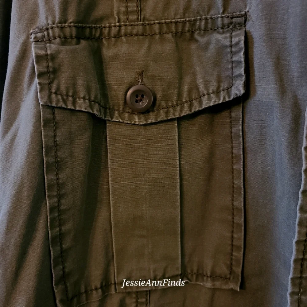 Timberland Green Button Down Shirt Jacket Shacket Men's Size XXL - Picture 13 of 14